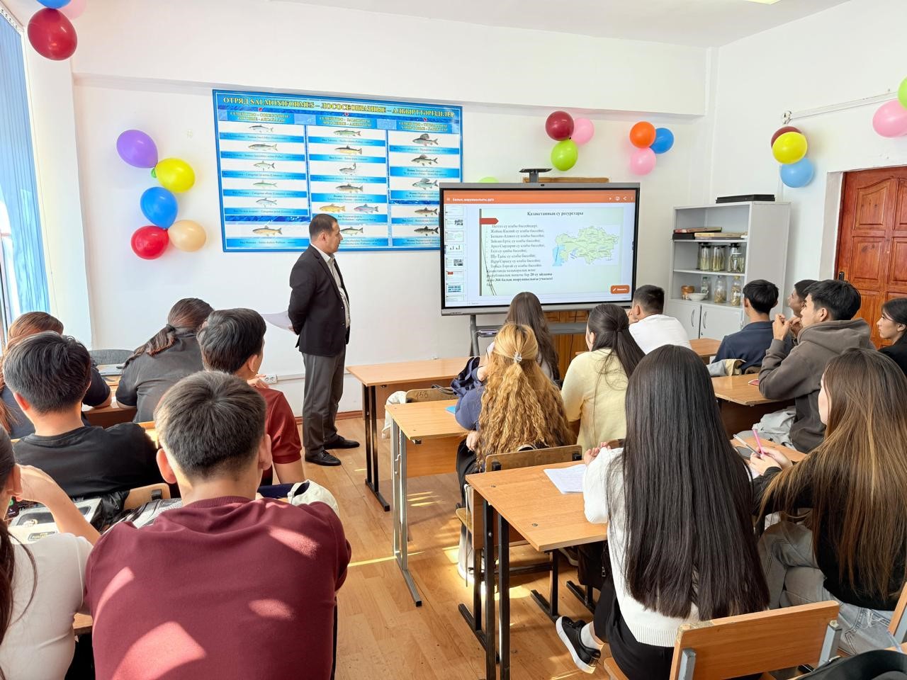 «Аквакультура және судың биологиялық ресурстары» БІЛІМ АЛУШЫЛАРЫ ҮШІН «ҚАЗАҚСТАНДАҒЫ БАЛЫҚ ШАРУАШЫЛЫҒЫНЫҢ ДАМУЫ» ТАҚЫРЫБЫНДА ҚОНАҚ ДӘРІСІ ӨТТІ