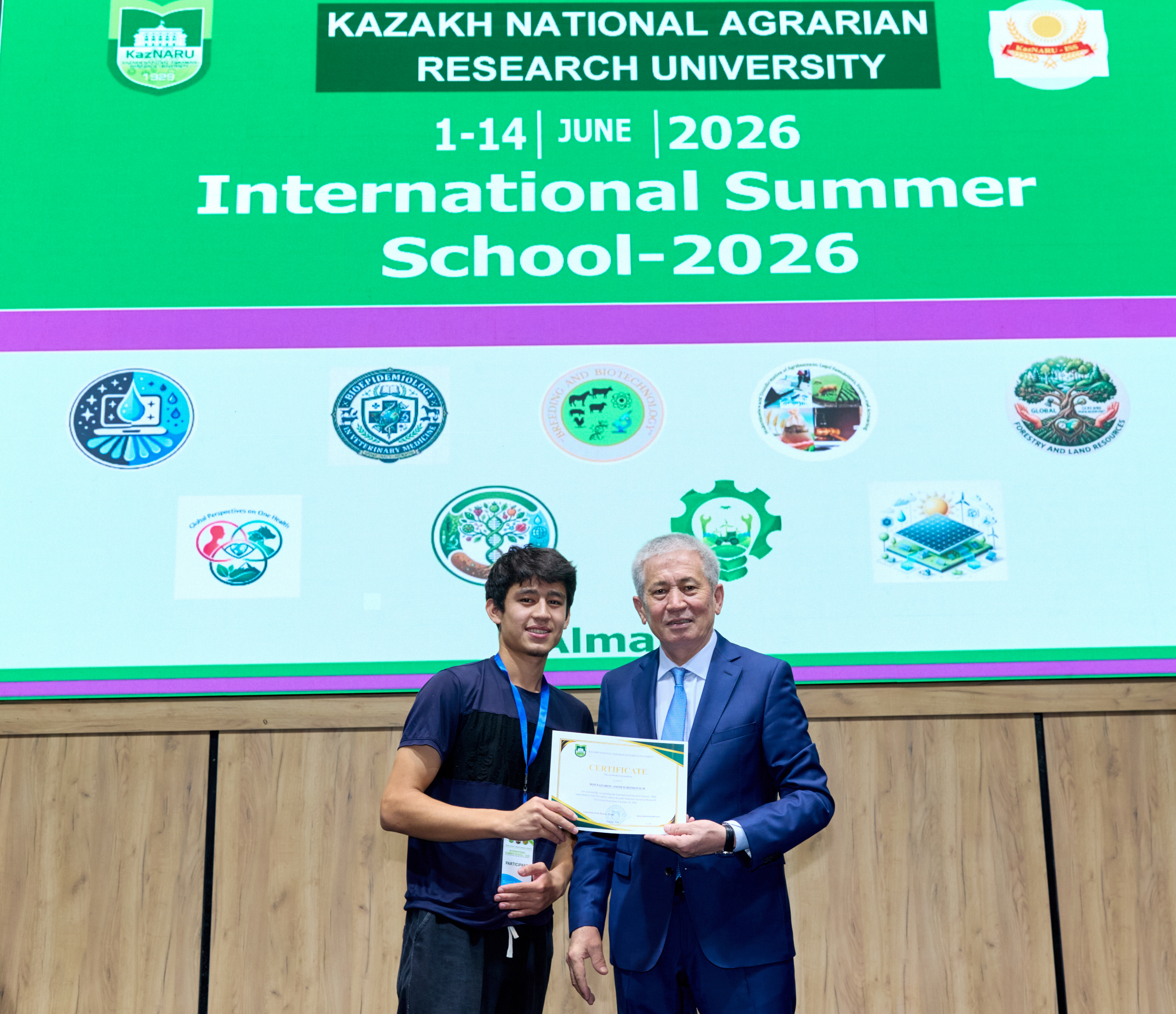 В KazNARU ЗАВЕРШИЛАСЬ МЕЖДУНАРОДНАЯ ЛЕТНЯЯ ШКОЛА – 2026