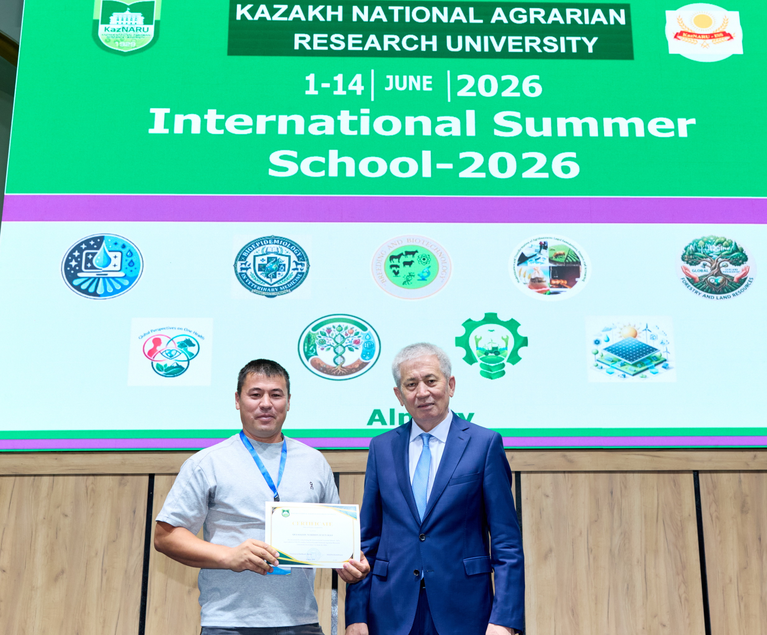 В KazNARU ЗАВЕРШИЛАСЬ МЕЖДУНАРОДНАЯ ЛЕТНЯЯ ШКОЛА – 2026